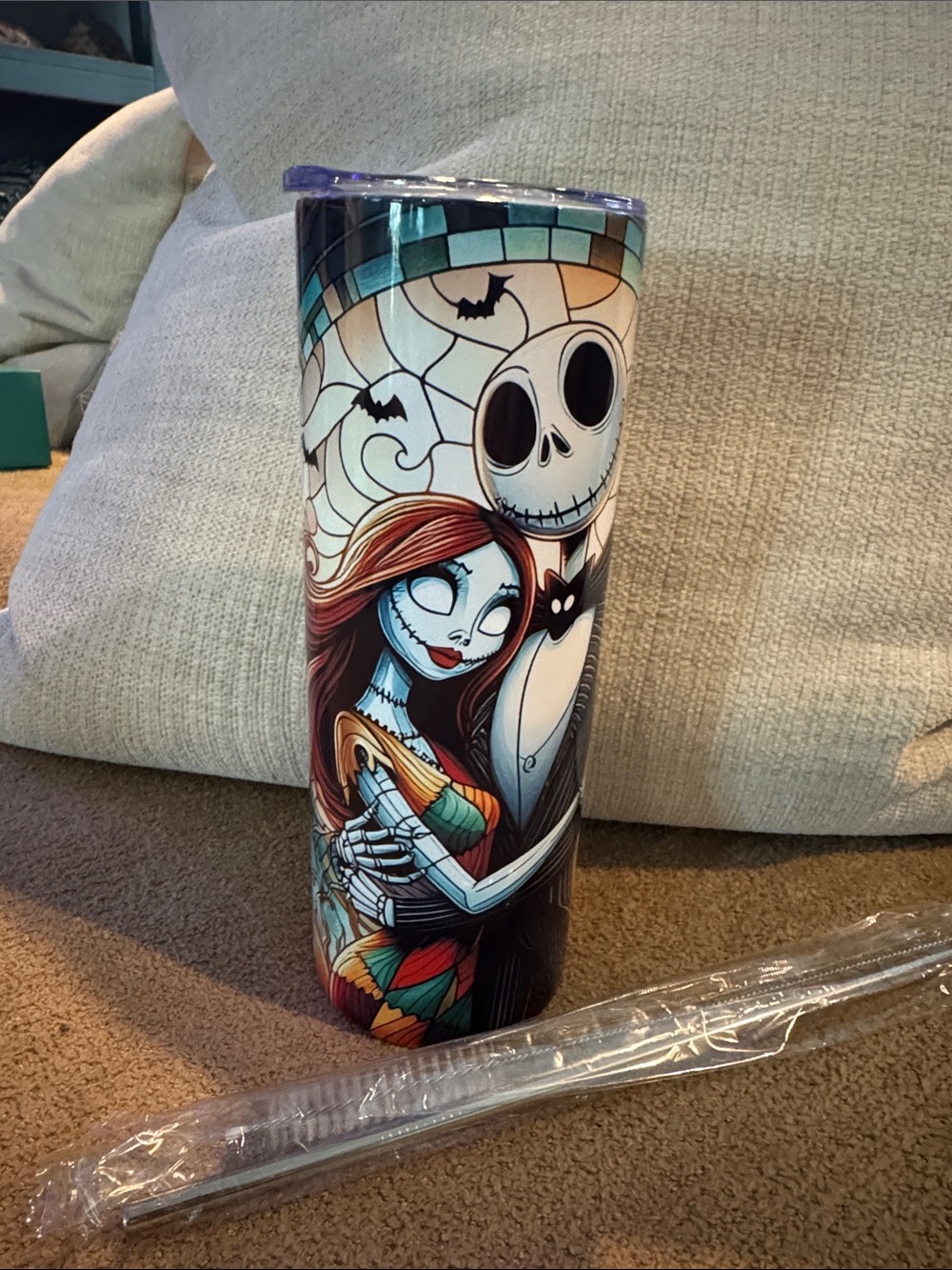 Nightmare Couple Tall Tumbler - Multicolor